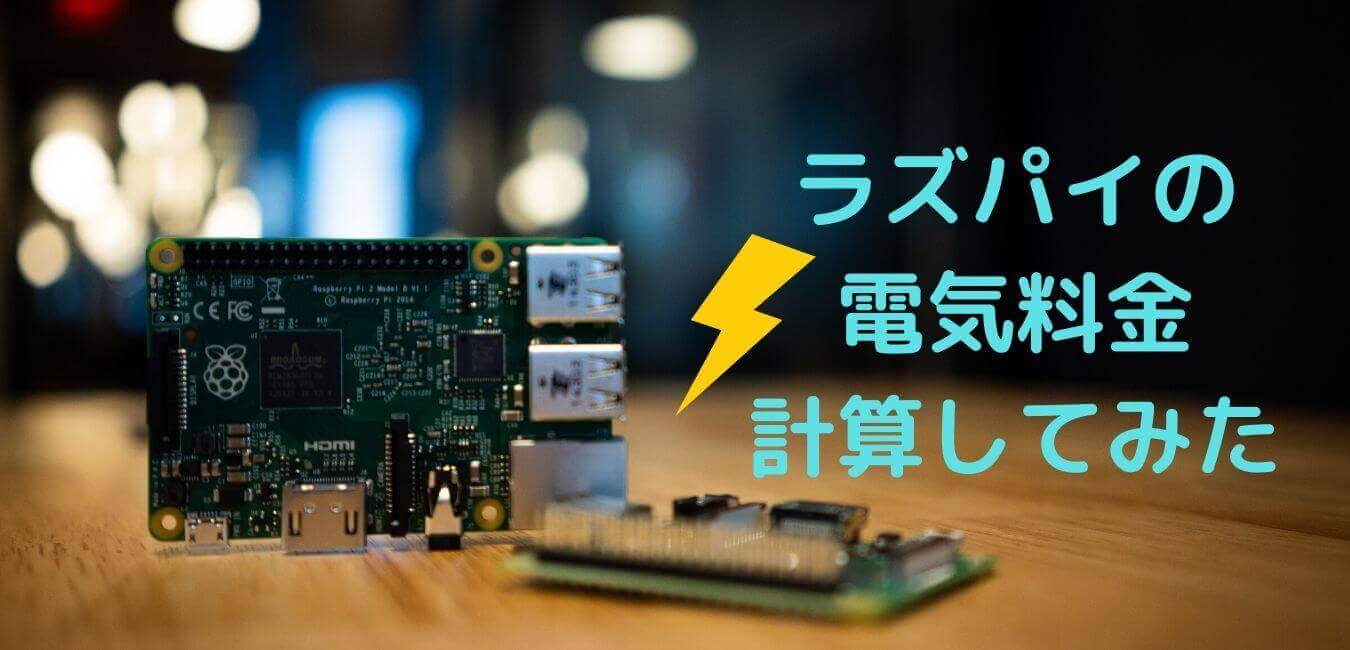 ラズパイの電気代知ってる?全部計算してみた。